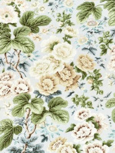 Highgrove Linen Print Rain SC165950003 by Scalamandre Designer Fabric