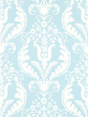 Primavera Linen Print Sky SC165970003 by Scalamandre Designer Fabric BOTANICA 52% LINEN 48% COTTON SWITZERLAND LIGHT DUTY Horizontal: 25.25" and Vertical: 28" 57 - Swanky Fabrics -