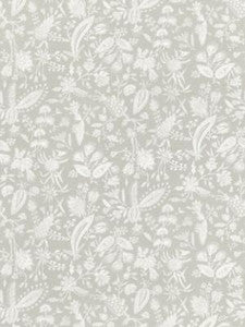 Tulia Linen Print French Grey SC166050003 by Scalamandre Designer Fabric