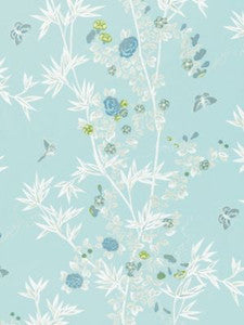 Jardin De Chine Print Ciel SC166080003 by Scalamandre Designer Fabric