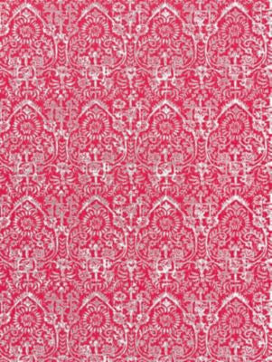 Sarong Hibiscus SC270580003 by Scalamandre Designer Fabric ENDLESS SUMMER INDOOR / OUTDOOR 100% SOLUTION DYED ACRYLIC MEXICO MEDIUM DUTY Horizontal: 9.375" and Vertical: 6.875" 54 - Swanky Fabrics -