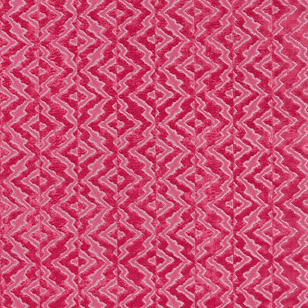 Echo Velvet/Raspberry Sc 000327085 by Scalamandre
 Designer Fabric MERCHANTE                                                              75% COTTON 25% VISCOSE INDIA HEAVY DUTY Horizontal: 4.875" and Vertical: 6.875" 54"  - Swanky Fabrics -