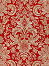 Elizabeth Damask Embroidery Carnelian SC270860003 by Scalamandre Designer Fabric