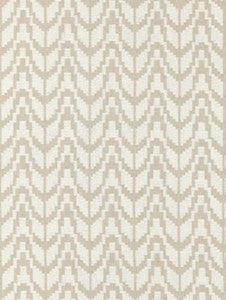 Chevron Embroidery Flax SC271030003 by Scalamandre Designer Fabric
