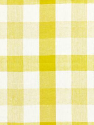 Westport Linen Plaid Citron SC271350003 by Scalamandre Designer Fabric CHATHAM STRIPES & PLAIDS 100% LINEN INDIA MEDIUM DUTY Horizontal: 15.75" and Vertical: 15.5" 60 - Swanky Fabrics -