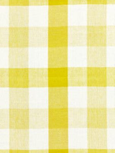 Westport Linen Plaid Citron SC271350003 by Scalamandre Designer Fabric