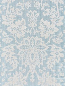 Metalline Damask Bluestone SC271360003 by Scalamandre Designer Fabric