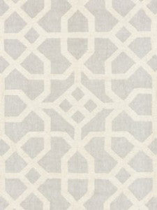 Linen Lattice Nickel & Greige SC271490003 by Scalamandre Designer Fabric
