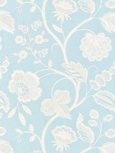 Kensington Embroidery Sky SC271510003 by Scalamandre Designer Fabric