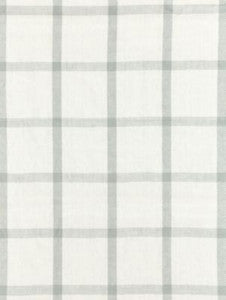 Wilton Linen Check Mineral SC271520003 by Scalamandre Designer Fabric
