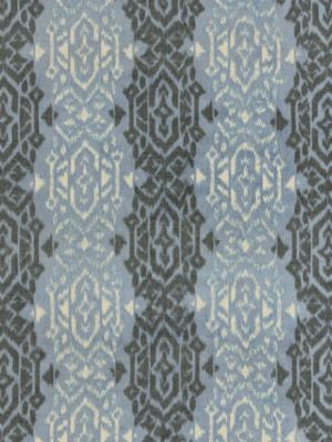Sumatra Ikat Weave Indigo SC271670003 by Scalamandre Designer Fabric LA BOHEME 58% JUTE 42% COTTON INDIA MEDIUM DUTY Horizontal: 13" and Vertical: 13.25" 53 - Swanky Fabrics -