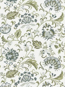 Delphine Embroidery Ash SC271730003 by Scalamandre Designer Fabric