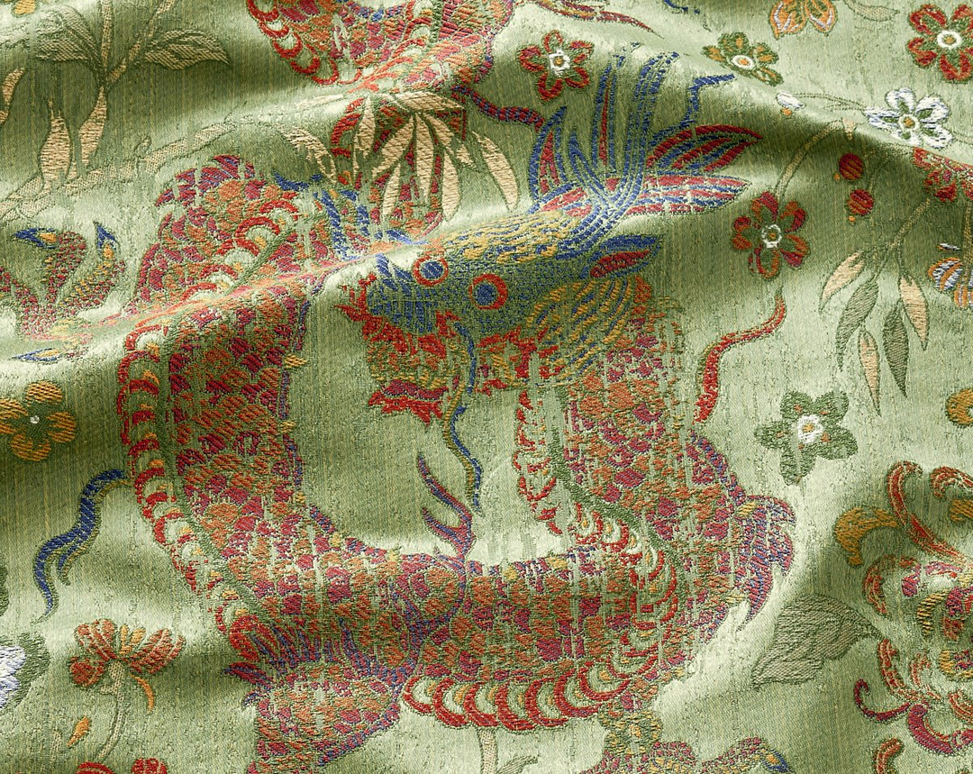 Dragon Tableau Spring Multi SC273270003 by Scalamandre Designer Fabric