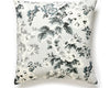 Ascot Linen Print Pillow 22 X 22 - French Grey SCASCLPILL0003 by Scalamandre Designer Pillow