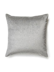 Bay Velvet Outdoor Pillow 22 X 22 - Smoke SCBAYPILL0003 by Scalamandre Designer Pillows