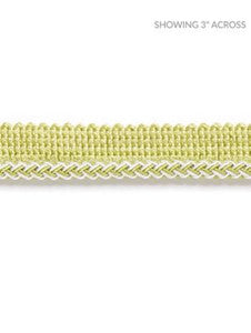 Georgica Braided Cord Lettuce SCC3030003 by Scalamandre Designer Trim