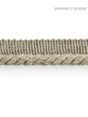 Anders Linen Cord Natural SCC3080003 by Scalamandre Designer Trim NORDEN 100% LINEN BELGIUM LIGHT DUTY Horizontal: and Vertical: 0.38 - Swanky Fabrics -