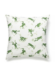 Calabasas Cnty Outdoor Pillow 22 X 22 - Snap Pea SCCALABPILL0003 by Scalamandre Designer Pillows