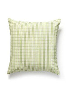 Check Please Outdoor Pillow 22 X 22 - Fern SCCHECKPILL0003 by Scalamandre Designer Pillows