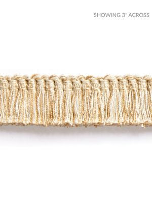 Gardiner Brush Fringe Camel SCFC14940003 by Scalamandre Designer Trim HAMPTONS TRIMMINGS 60% VISCOSE 40% ACRYLIC ITALY LIGHT DUTY Horizontal: and Vertical: 1 - Swanky Fabrics -
