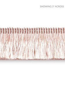 Gripsholm Brush Fringe Blush SCFC14970003 by Scalamandre Designer Trim