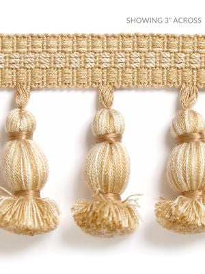 Halsey Onion Fringe Camel SCFT14990003 by Scalamandre Designer Trim HAMPTONS TRIMMINGS 57% ACRYLIC 38% VISCOSE 5% POLYESTER CHINA LIGHT DUTY Horizontal: and Vertical: 3 - Swanky Fabrics -