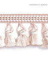 Plaza Tassel Fringe Blush SCFT15050003 by Scalamandre Designer Trim