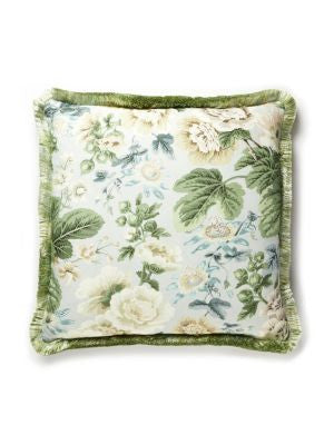 Highgrove Linen Print Pillow 22 X 22 - Rain SCHIGHPILL0003 by Scalamandre Designer Pillows 100% LINEN Horizontal: and Vertical: 0 - Swanky Fabrics -