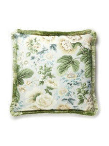 Highgrove Linen Print Pillow 22 X 22 - Rain SCHIGHPILL0003 by Scalamandre Designer Pillows