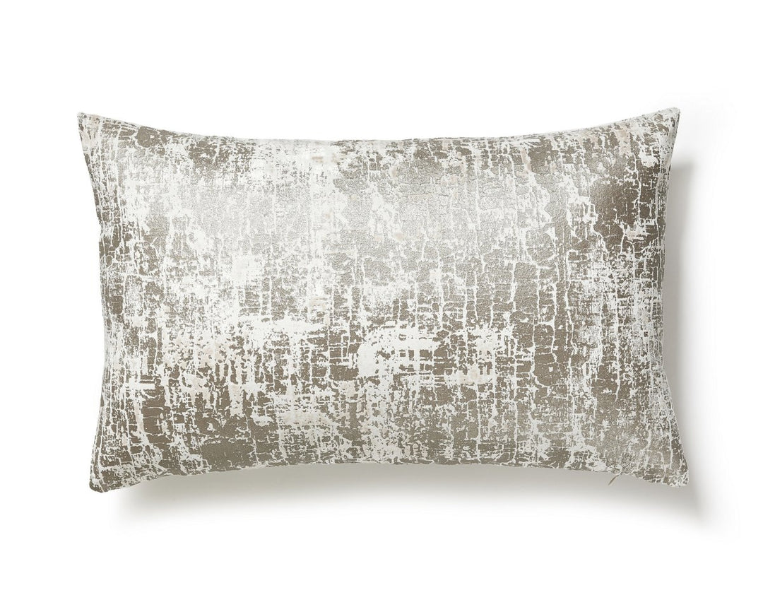 Tesoro Velvet Pillow 14 X 22 - Antique SCLBDK166170003 by Scalamandre Designer Pillow
