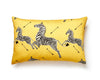 Zebras Petite Pillow 14 X 22 - Yellow SCLPZEBPILL0003 by Scalamandre Designer Pillow