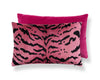 Tigre/Velvet Pillow 22 X 14 - Reds & Black / Fuchsia SCMBDK261670003 by Scalamandre Designer Pillow