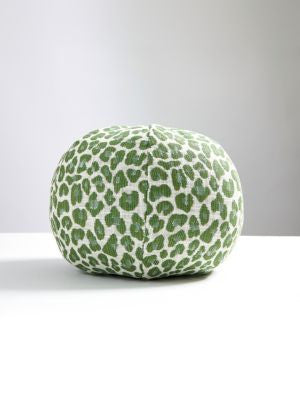 Backyard Bengal Outdoor Pillow 12 Dia - Ivy SCSBENGPILL0003 by Scalamandre Designer Pillows 100% UV POLYESTER U.S.A. HEAVY DUTY Horizontal: and Vertical: 0 - Swanky Fabrics -