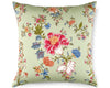 Camellia Trellis Pillow 22 X 22 - Seafoam Posey SCSDDK166480003 by Scalamandre Designer Pillow