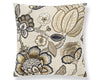 Coromandel Embroidery Pillow 22 X 22 - Flax SCSDDK271260003 by Scalamandre Designer Pillow
