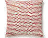 Dot Weave Pillow 22 X 22 - Carnelian SCSDDK271820003 by Scalamandre Designer Pillow