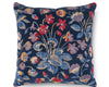 Millefleur Velvet Pillow 22 X 22 - Navy Lilac SCSDDK273280003 by Scalamandre Designer Pillow
