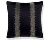 Veronica Beaded Pillow 22 X 22 - Black/Pewter SCSDDS883860003 by Scalamandre Designer Pillow