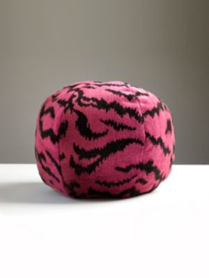 Tigre Pillow 12 Dia - Reds & Black SCSTIGRPILL0003 by Scalamandre Designer Pillows 69% VISCOSE 18% POLYESTER 13% COTTON U.S.A. MEDIUM DUTY Horizontal: and Vertical: 0 - Swanky Fabrics -