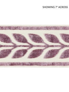 Vigne Velvet Tape Amethyst SCT32780003 by Scalamandre Designer Trim