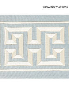 Imperial Embroidered Tape Sky SCT32800003 by Scalamandre Designer Trim