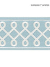 Soutache Embroidered Tape Sky SCT32810003 by Scalamandre Designer Trim