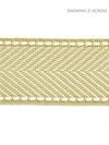 Montauk Herringbone Tape Lettuce SCT32850003 by Scalamandre Designer Trim