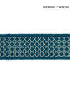 Seville Embroidered Tape Peacock SCT32890003 by Scalamandre Designer Trim