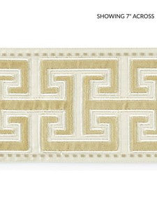 Luxor Velvet Tape Sand SCT33040003 by Scalamandre Designer Trim