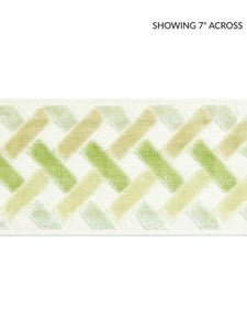 Parquet Velvet Tape Meadow SCT33260003 by Scalamandre Designer Trim