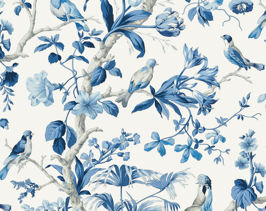 Belize Porcelain SCWP883810003 by Scalamandre Designer Wallpaper