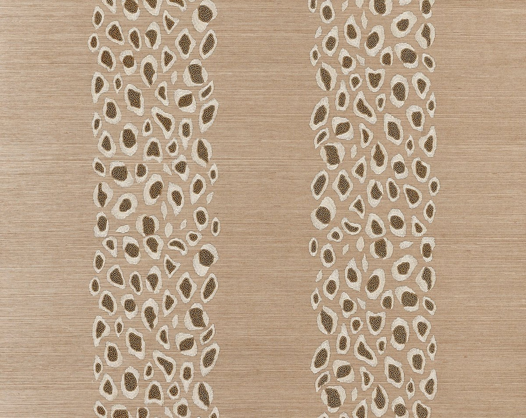 Catwalk Embellished Grasscloth Desert SCWP884460003 by Scalamandre Designer Wallpaper