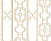 Joanna Fret Toffee SCWP88582D0003 by Scalamandre Designer Wallpaper