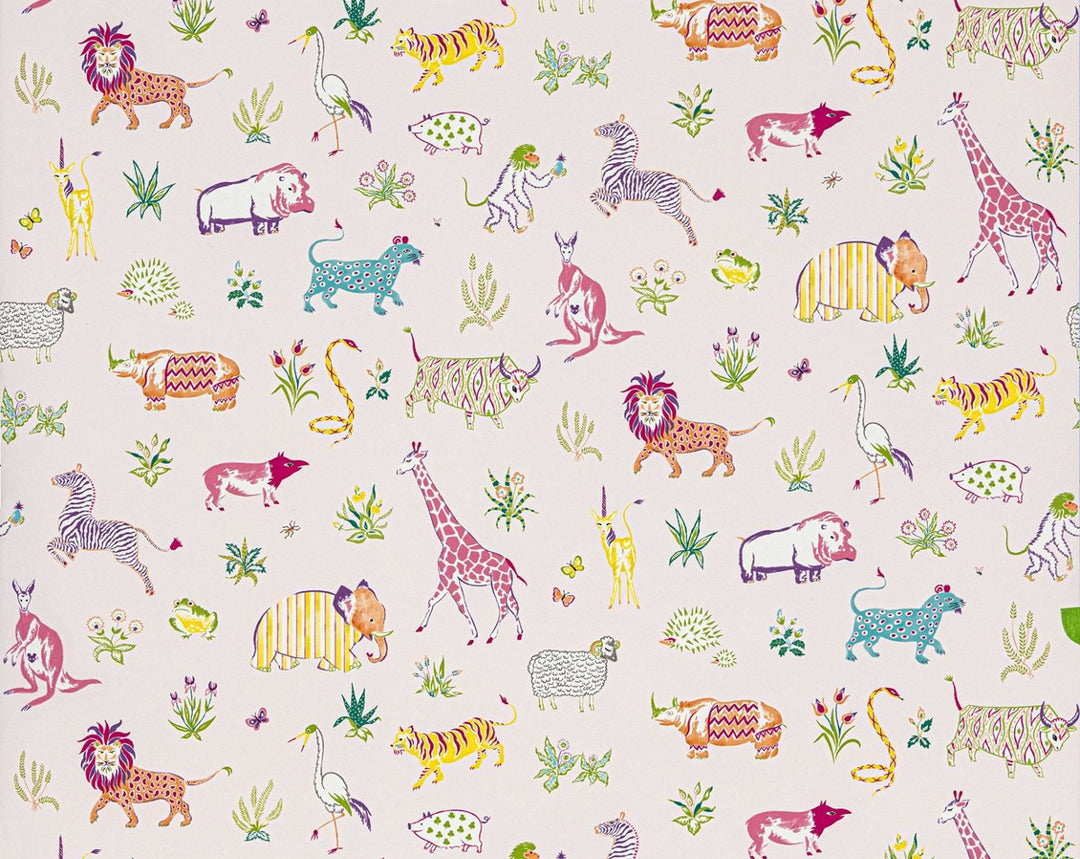 Zoo Petal SCWP88609D0003 by Scalamandre Designer Wallpaper